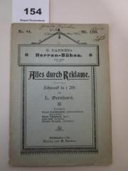  Alles durch Reklame : Schwank in 1 Akt (o.J.)