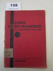  Kasper vor dem Volksgericht oder Bangemachen gilt nicht : Ein Spiel freier Jugend ([1928])