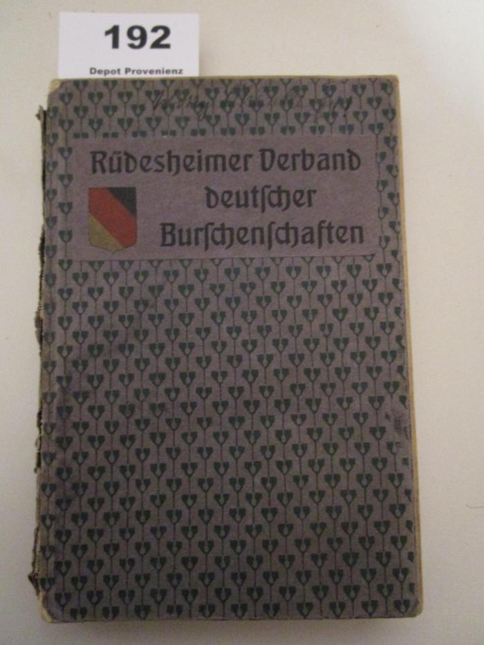  Rüdesheimer Verband deutscher Burschenschaften (1912)