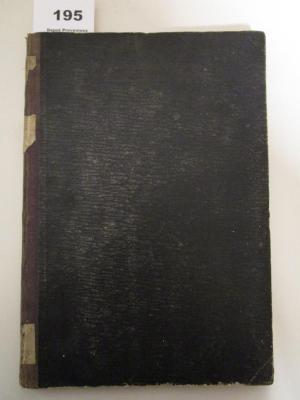  Parlamentstagebuch : Bericht über die Verhandlungen des ersten Reichstages des Norddeutschen Bundes (1867)