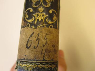  Naturalis Historiae (1855);- (Jüdisch-Theologisches Seminar Fraenckel'scher Stiftung (Breslau) ), Etikett: Signatur; '635 4'. 