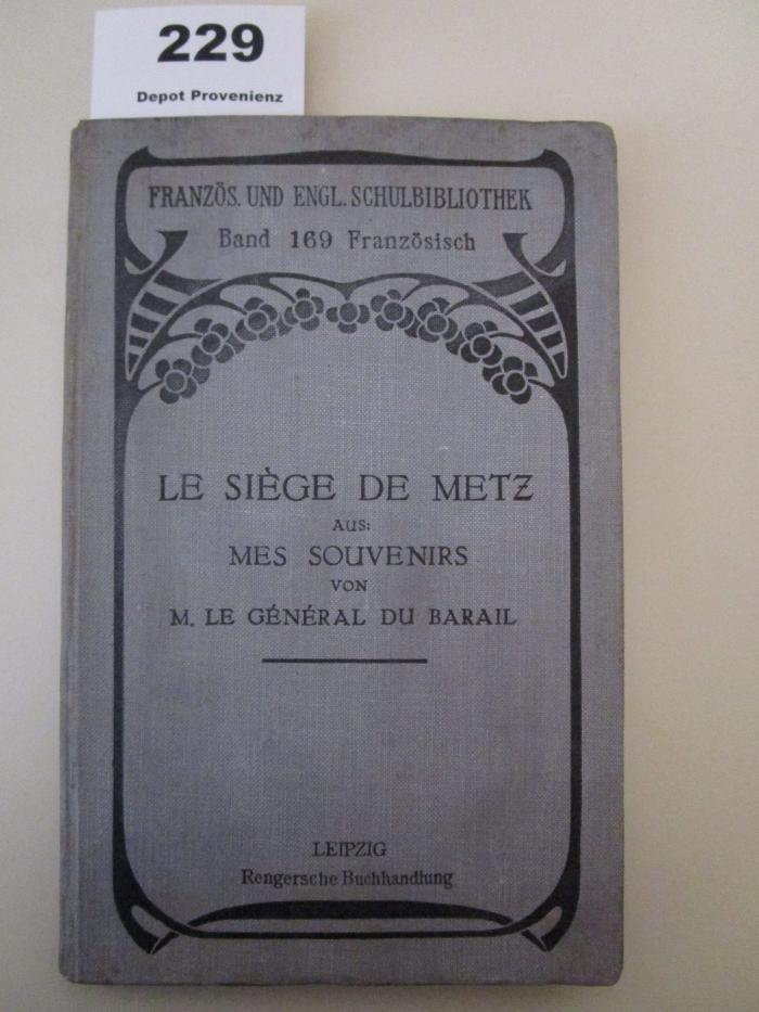  Le siège de Metz aus: Mes souvenirs (1913)