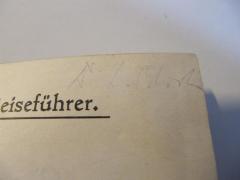 J / 965 (Bloch[?], A.), Von Hand: Autogramm; 'Dr.L. Bloch[?]'. 