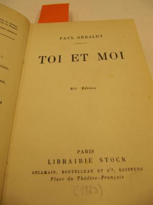 Ct 1262 bae: Toi et moi ([1923])