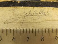 J / 1665 (Schindler, Hans), Von Hand: Autogramm, Name; 'Hans Schindler'. 