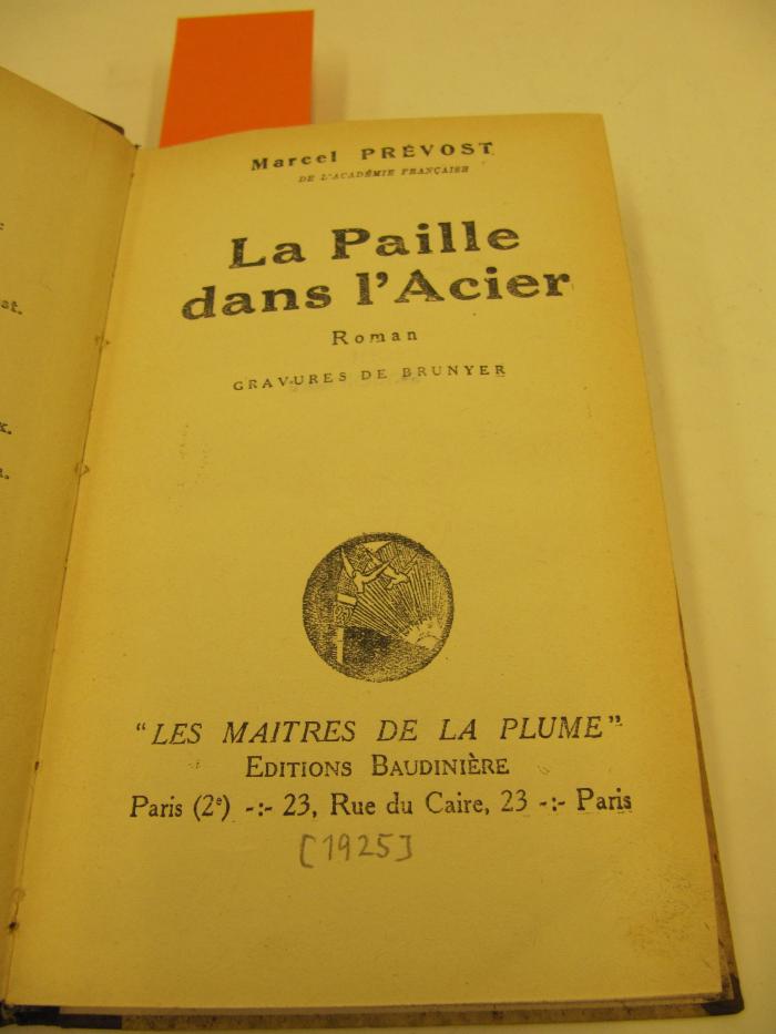 Ct 1285: La Pailler dans l'Acier ([1925])