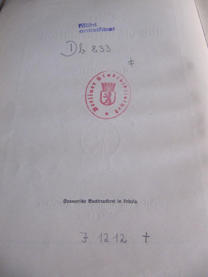 Db 833: Duerer und die Reformation. (1909)