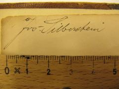 J / 403 (Silberstein, Josef), Von Hand: Autogramm, Name; 'Jos.[?] Silberstein'. 