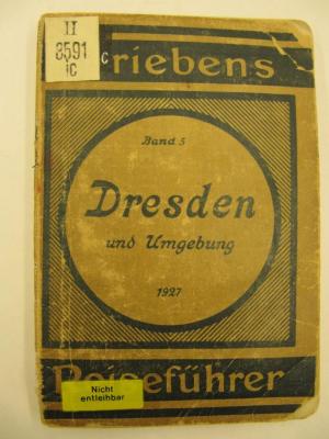 II 8591 ic: Dresden und Umgebung (1927)