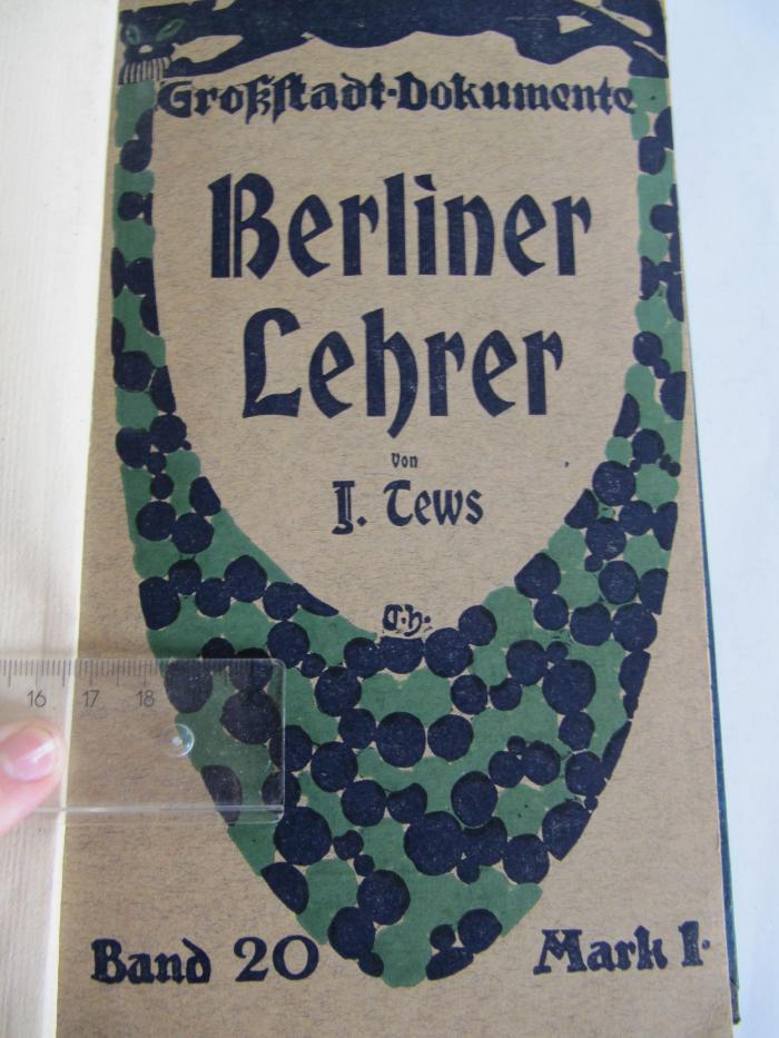 I 20120 b20: Berliner Lehrer ([um 1908])