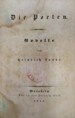 III 44355 2. Ex.: Die Poeten. Novell. (1836)