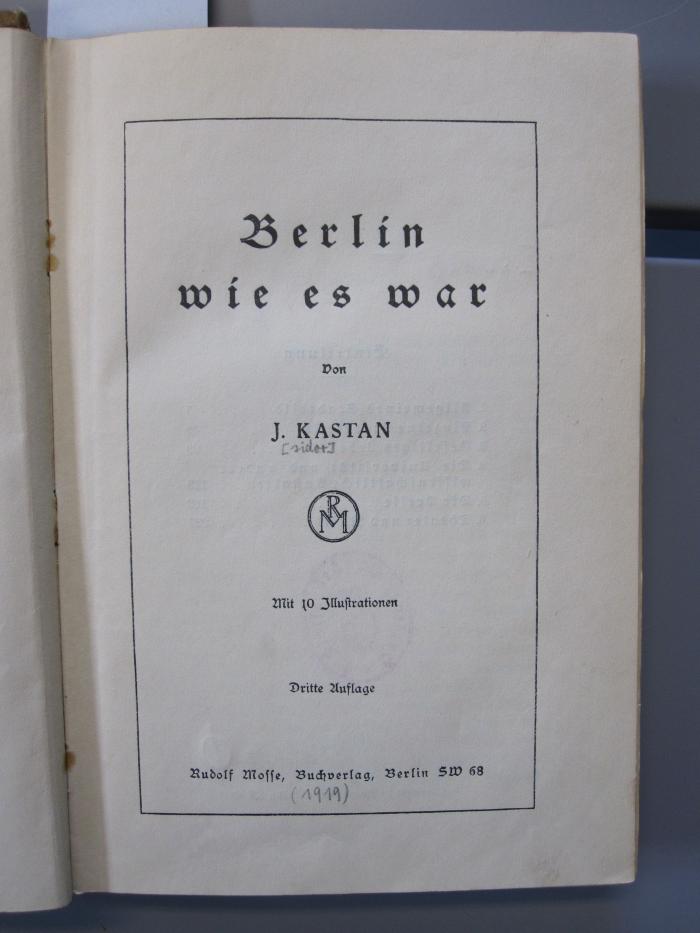 I 20123 c: Berlin wie es war ([1919])