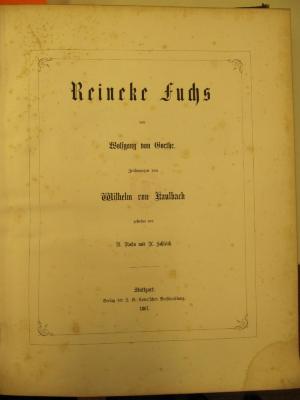 III 11342 y: Reineke Fuchs (1867)