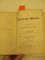 II 1478 e: Das Leben des Meeres : eine Darstellung für Gebildete aller Stände (1862)