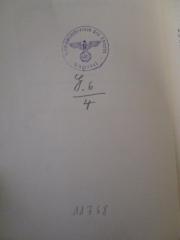 - (Deutsches Reich. Reichsministerium des Innern), Von Hand: Signatur; 'G.6/4'. 