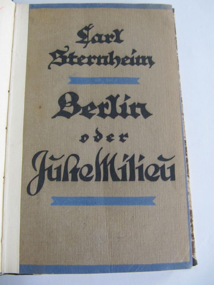 II 6494: Berlin oder Juste Milieu (1920)