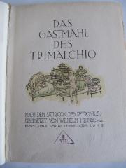 Cn 843: Das Gastmahl des Trimalchio (1913)