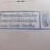 50 / 809 (Wissenschaftliche Zentralbibliothek (Berlin, West)), Stempel: Berufsangabe/Titel/Branche, Ortsangabe; 'Wissenschaftliche Zentralbibliothek von Groß-Berlin'.  (Prototyp)