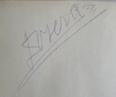 J / 820 (Stern[?], [?]), Von Hand: Autogramm, Name; 'Stern[?]'. 