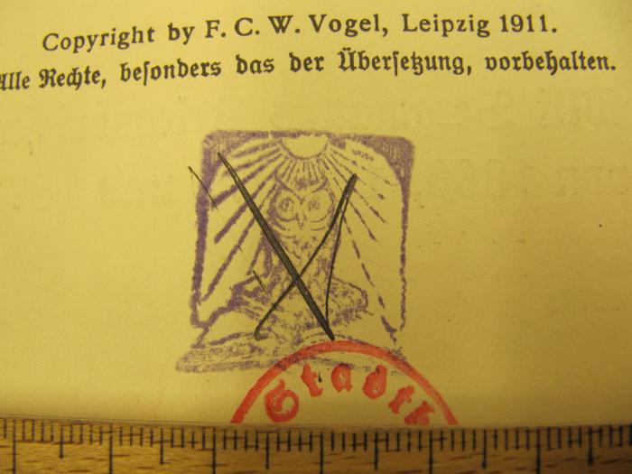 X 5065: Ernst von Bergmann (1911);J / 700, Stempel: Abbildung