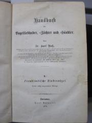 Kg 1279 b1: Fremdländische Stubenvögel (1878)
