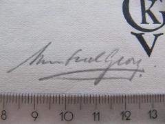 J / 706 (Georg, Manfred), Von Hand: Autogramm; 'Manfred Georg'. 