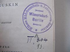 G45 / 884 (Viktoria-Luisen-Schule Berlin-Wilmersdorf), Stempel: Name, Ortsangabe, Berufsangabe/Titel/Branche; 'Höhere Mädchenschule u. Lehrerinnen-Seminar Wilmersdorf-Berlin'.  (Prototyp)