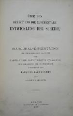 Kl 565: Über den Defect und die rudimentäre Entwicklung der Scheide (Dissertation) (1890)