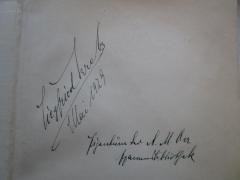 J / 1443 (Krebs, Siegfried), Von Hand: Autogramm, Name, Datum; 'Siegfried Krebs Mai 1929'. 