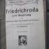 II 8767: Friedrichroda und Umgebung : praktischer Führer für Kurgäste und Wanderer (1915)