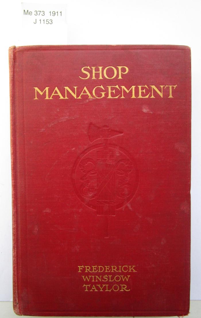 Me 373 1911: Shop Management ([1911])