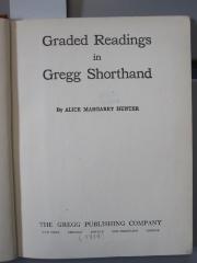 Oa 141: Graded readings in Gregg shorthand (1919)