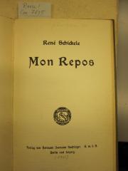 Cm 7895: Mon Repos ([1905])