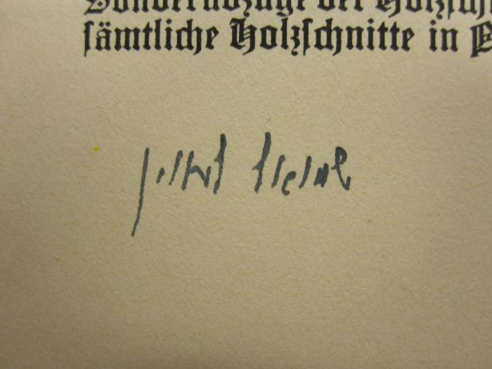 Cv 157 x: Chassidische Legende ([1924]);45 / 469 (unbekannt), Von Hand: Autogramm, Name; '[...]'. 