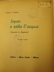 G45II / 2727 (unbekannt;Opera Nazionale Dopolavoro (OND) Berlin), Etikett: Signatur, Nummer; '24 8 No.'. 