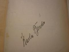 - (Bendix, Karla), Von Hand: Name, Autogramm; 'Karla Bendix'. 