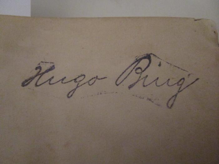  Nach Jerusalem! Zweiter Theil. (1858);- (Bing, Hugo), Stempel: Autogramm, Name; 'Hugo Bing'.  (Prototyp)