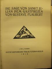 Ct 2175: Die Sage von Sankt Julian dem Gastfreien (1919)