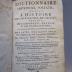 G 5 5_2: Dictionnaire Historique-Portatif, contenant L'Historie [...] (1755)