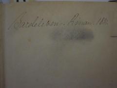 48 / 4171 (Bardeleben, [?]), Von Hand: Autogramm, Name, Datum; 'Bardeleben. Rinau. 1857'. 