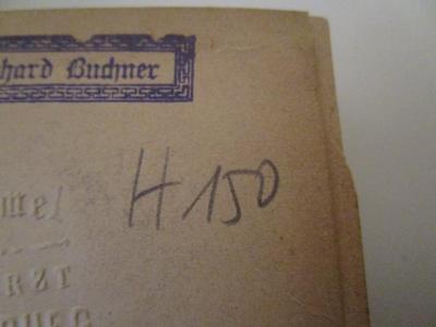  Lexikon der deutschen Nationallitteratur (1882);- (Städtische Volksbücherei (Berlin-Pankow) ), Von Hand: Signatur; 'H 150'. 