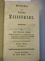L 61 55_1: Geschichte der komischen Literatur (1784)