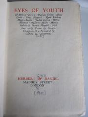 Cq 1565 b: Eyes of youth : a book of verse ([1911])