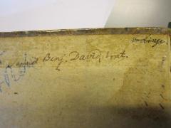 48 / 636 (David, Samuel Benjamin), Von Hand: Autogramm; 'Samuel Benj. David, Vrat.'. 