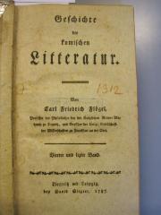 G 61 55_4: Geschichte der komischen Litteratur (1787)
