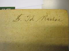 48 / 636 (Raehse, Th. ), Von Hand: Autogramm; 'Dr. Th. Raehse'. 