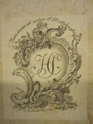 L 61 55_2: Geschichte der komischen Litteratur (1785);48 / 636 (Scholz, Hieronymus), Etikett: Exlibris; 'Vratislavia ad Aedem S. Elis Ecclesiastes 
HS'. 