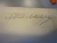 - ([...], Alfred), Von Hand: Autogramm; 'Alfred[?] [...]'. 
