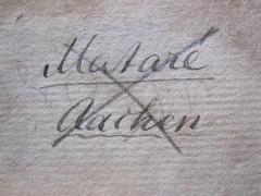 58 / 10552 (Mataré, Franz), Von Hand: Autogramm; 'Mataré Aachen'. 