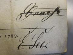 - (See, E.), Von Hand: Autogramm, Name; 'E. See.'. 